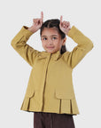 Bow Detail Peplum Jacket