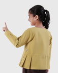 Bow Detail Peplum Jacket