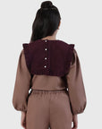 Ruffle Cape Top