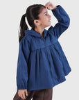 Hooded Gathered Jacket