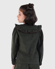 Frill Zip-Up Top