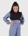 Ruffle Cape Top