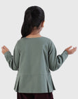 Bow Detail Peplum Jacket