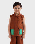 Contrast Pocket Gilet