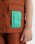 Contrast Pocket Gilet