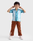 Contrast Patch Pants