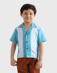 Color-Block Stripe Shirt