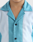 Color-Block Stripe Shirt