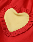 Swing Dress with Heart Detail
