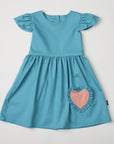 Swing Dress with Heart Detail