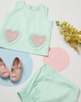 Heart Pocket Co-Ord Set