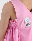 Balloon Dress with Smocked Panels