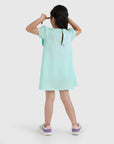 Bow Dress with Piping Detail