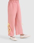 Bow Wide-Leg Pants