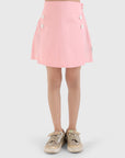Button Detail Skort