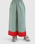 Color-Block Flare Pant