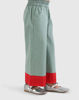 Color-Block Flare Pant