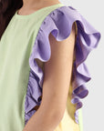 Color-Block Swing Dress