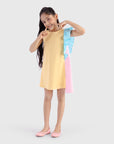 Color-Block Swing Dress