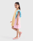 Color-Block Swing Dress