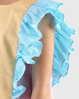 Color-Block Swing Dress