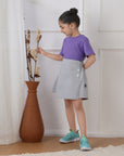Button Detail Skort