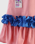 Peter Collar dress with Ruffles