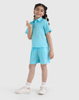 Stitch Detail Pleated Shorts