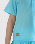 Stitch Detail Collar Top