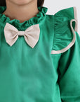 Sweet Bow Frill Top
