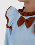 Sweet Bow Frill Top
