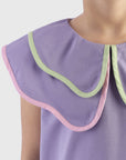 Swing Dress with Layer Collar