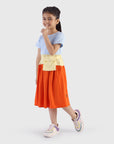 Tiered Dress with Bag
