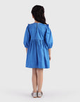 Twirl Dress with Scallop Cape