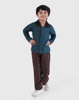 Corduroy Collar Melange Jacket