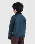 Corduroy Collar Melange Jacket