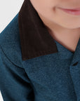 Corduroy Collar Melange Jacket