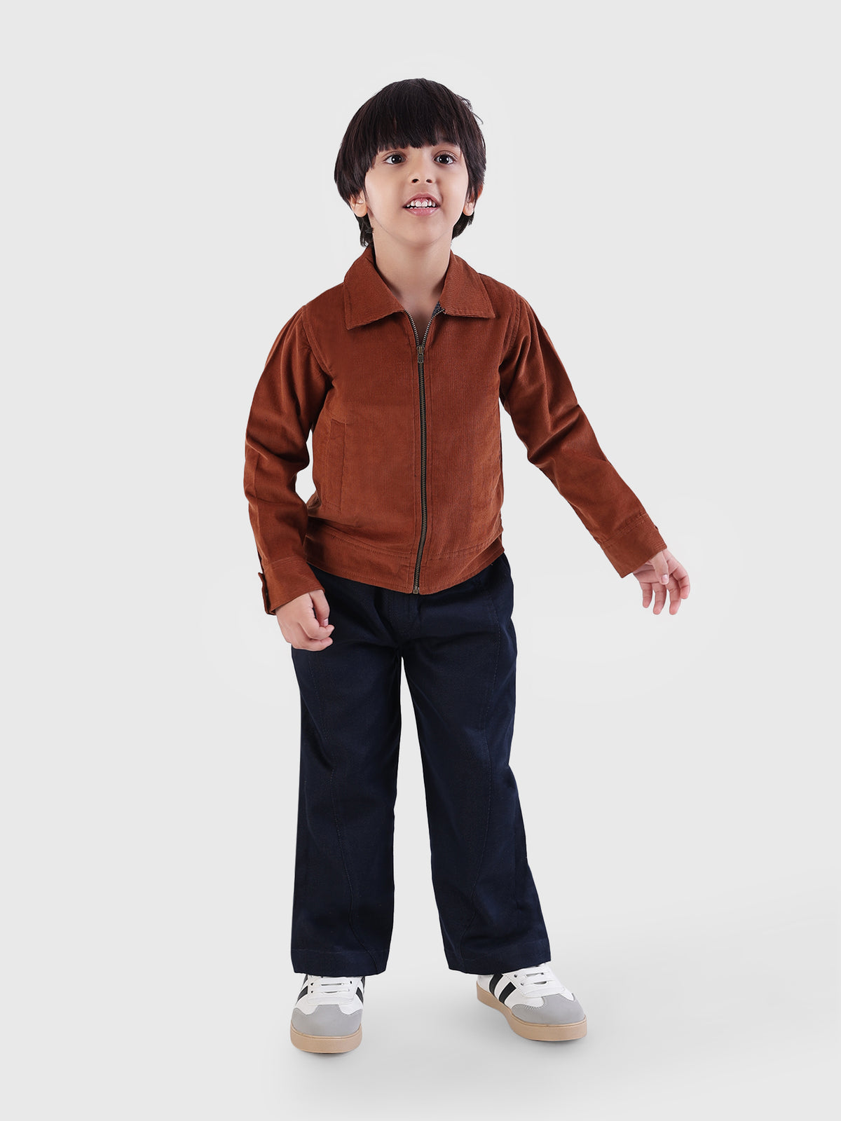 Corduroy Zipper Jacket