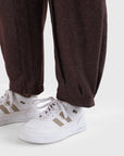 Melange Pleated Trousers