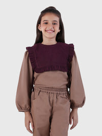Ruffle Cape Top
