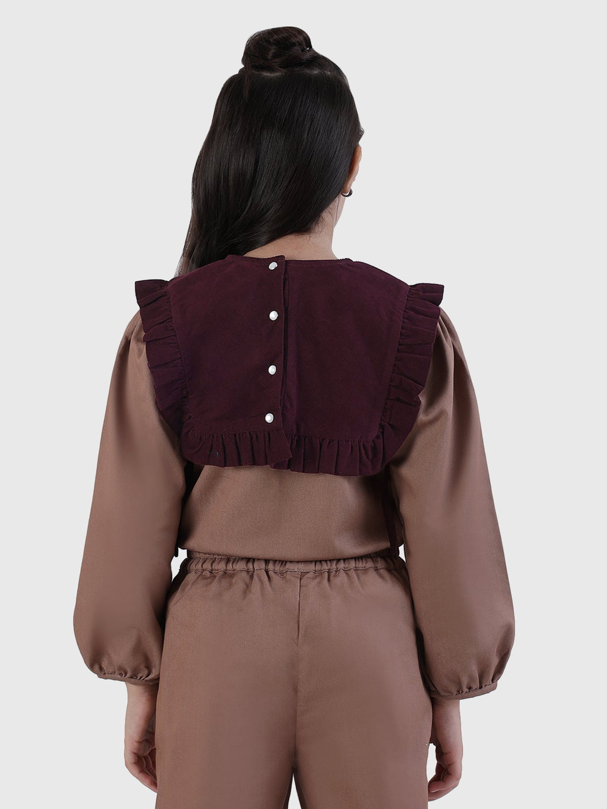 Ruffle Cape Top