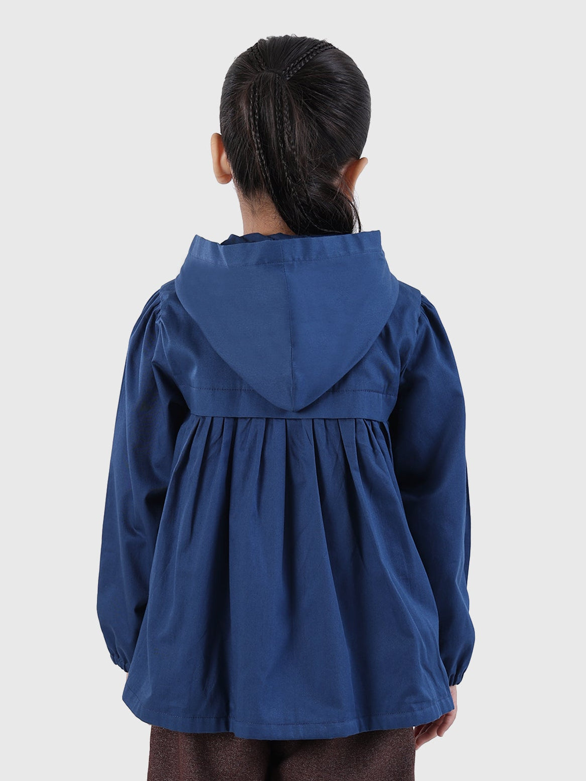 Hooded Gathered Jacket