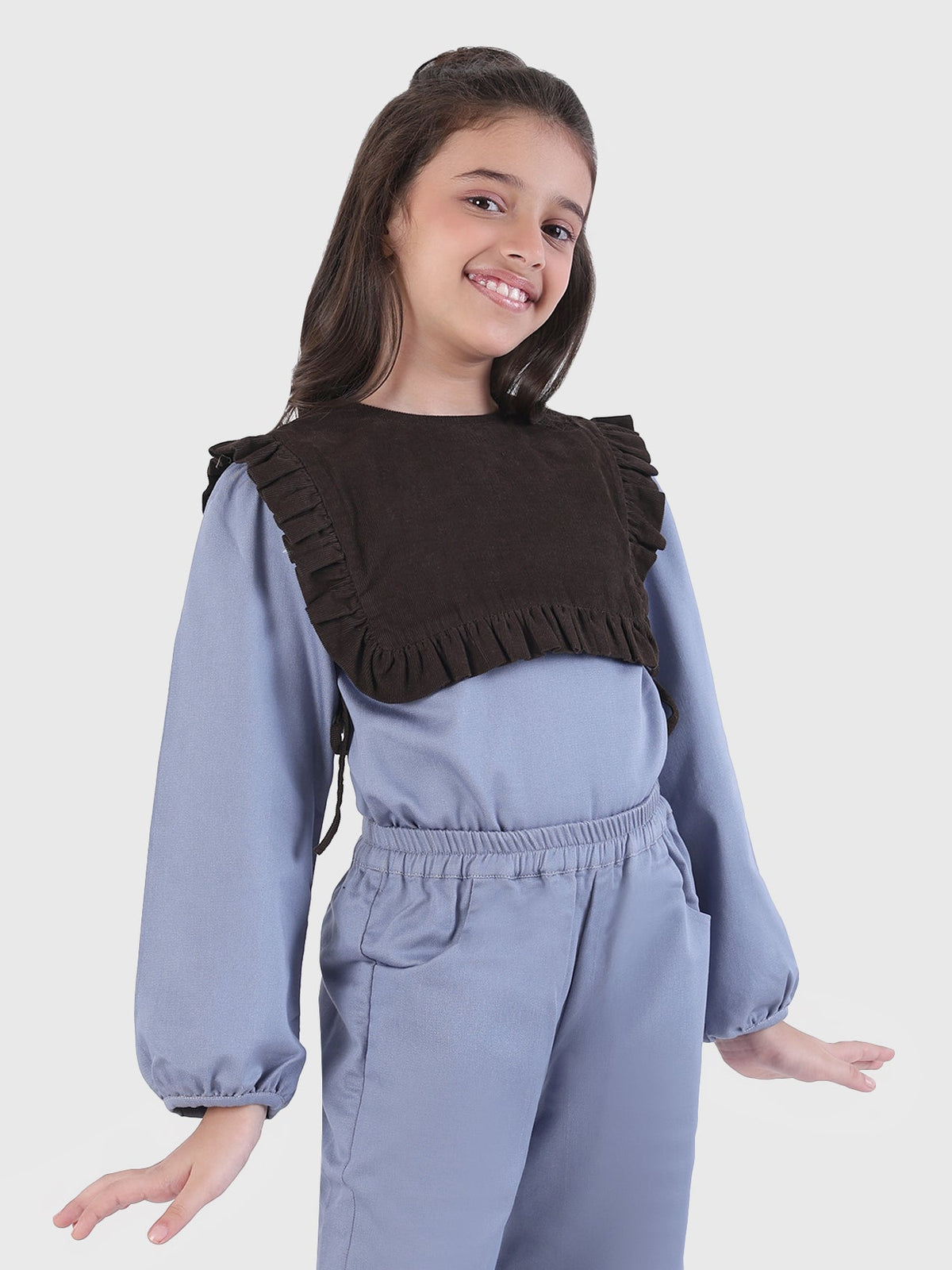 Ruffle Cape Top