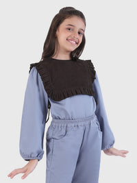 Ruffle Cape Top