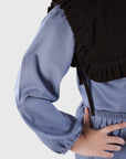 Ruffle Cape Top