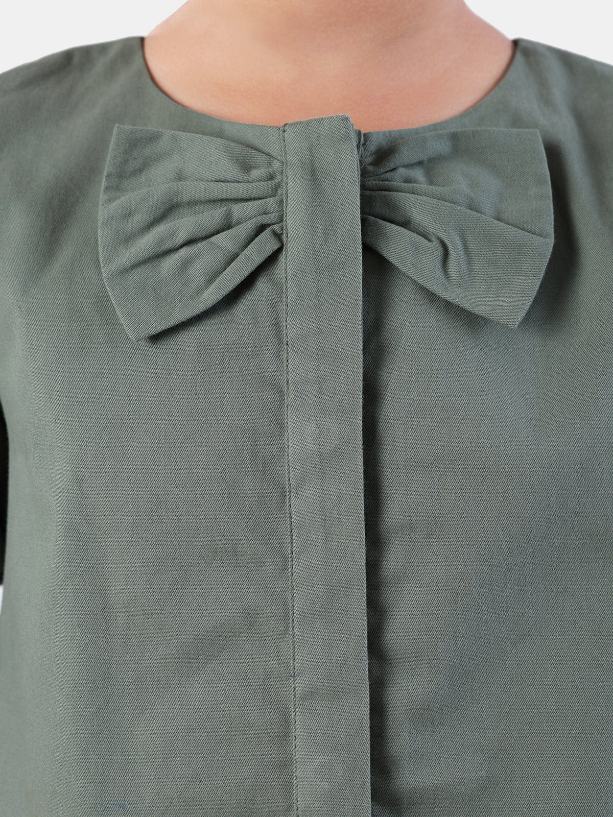 Bow Detail Peplum Jacket