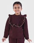 Frill Zip-Up Top