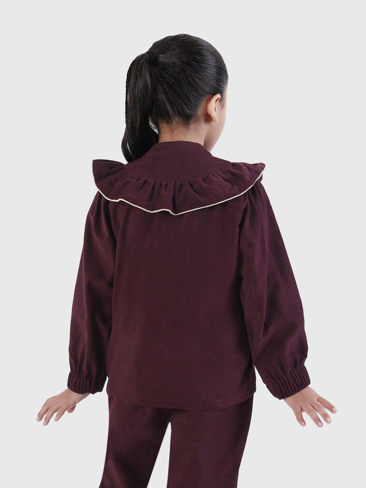 Frill Zip-Up Top