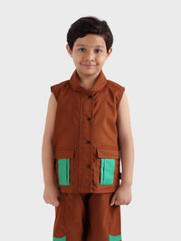 Contrast Pocket Gilet