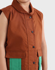 Contrast Pocket Gilet